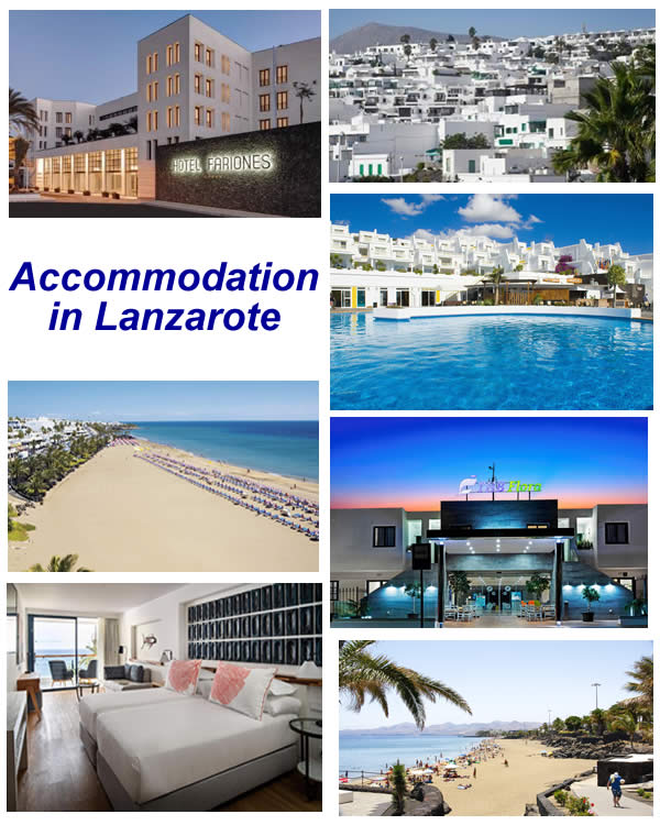 Accommodation in Lanzarote close to Lanzarote Dive Centre